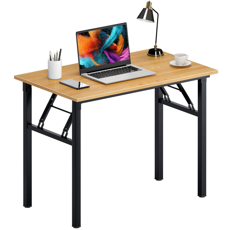 Need Folding Desk For Home Office 39-3/8 Length Modern Folding Table Computer
