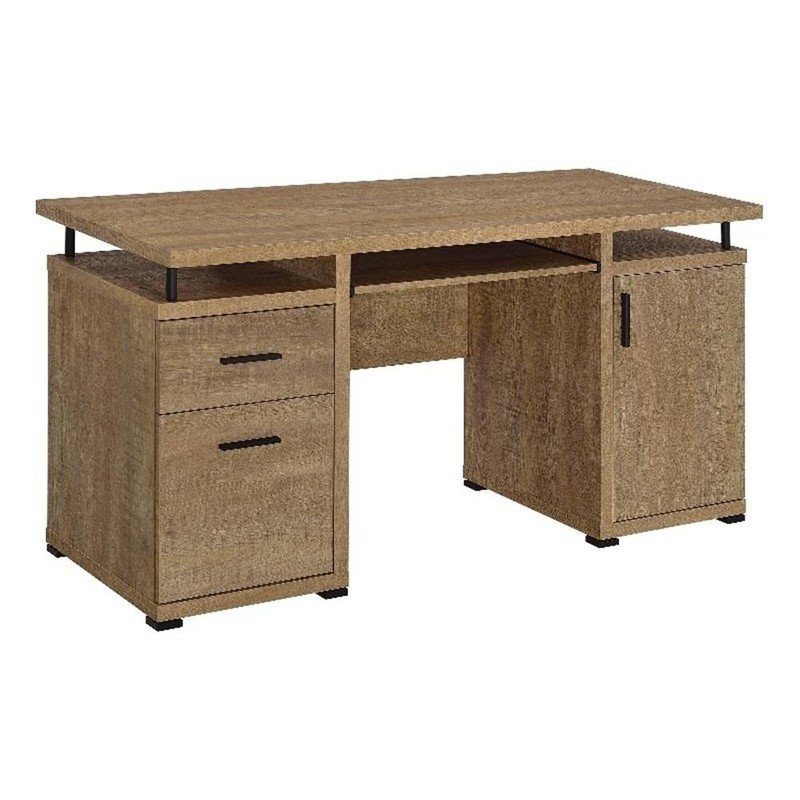 Coaster Tracy 55-inch 2-drawer Engineered Wood Office Computer Desk in Mango
