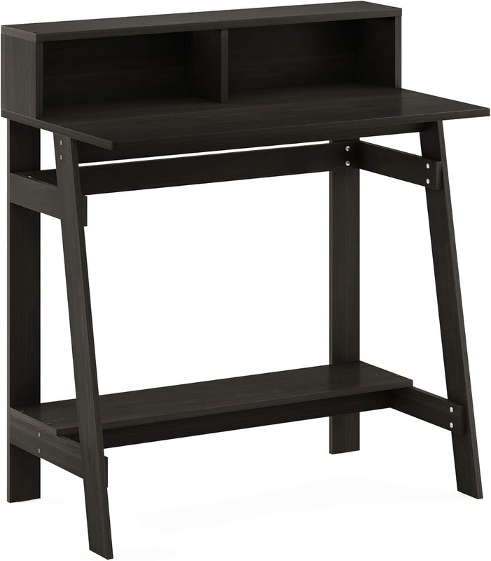 Furinno Simplistic A Frame Computer Desk Espresso Finish