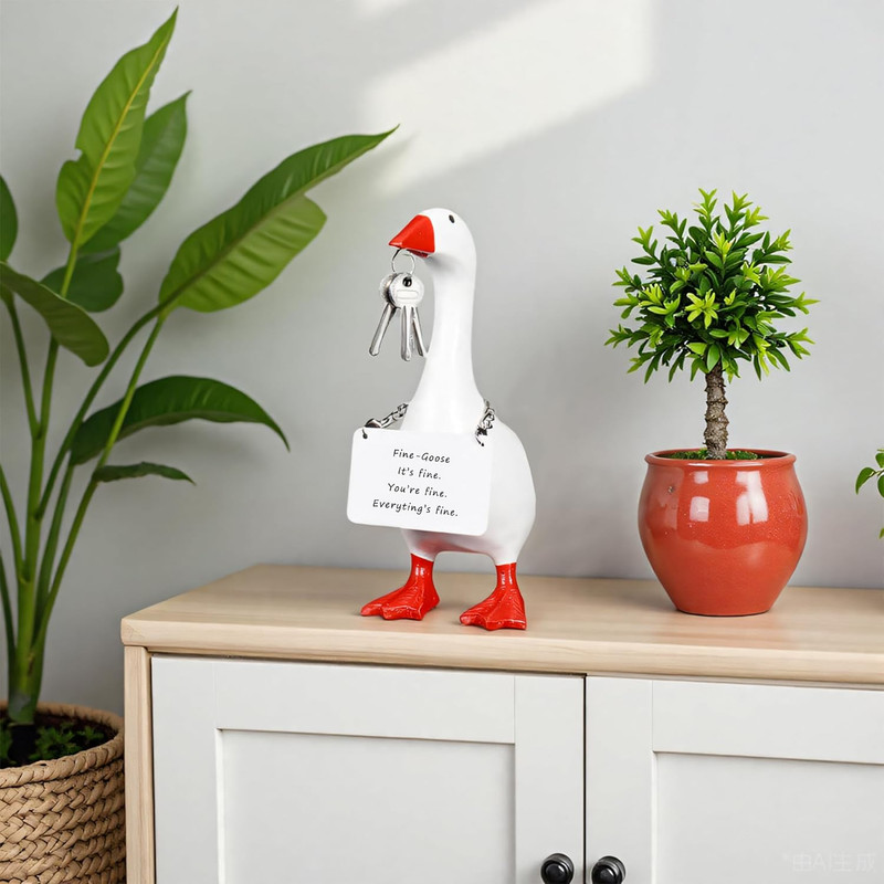 Desk Goose Office Decor for Women Desktop Goose 7 inch gallery