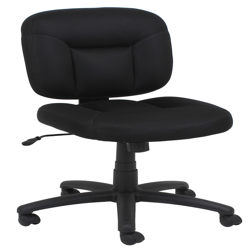 Retailer Basics Low-Back Office Desk Chair Back Support Adjustable Height 360