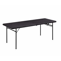 MESA PLEGABLE NEGRA 1,8 MTRS