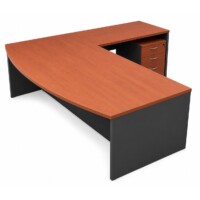 Estación de Trabajo Curva con Cajonera Kardex 160x160