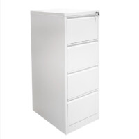 Kardex Metalico Blanco 4 cajones