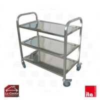 Carro Multiuso 3 Niveles Acero Inoxidable ITA