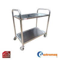 Carro transportador 2 niveles 82x47 cm. Gastromaq