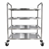 Carro Multiuso 4 Niveles Acero Inoxidable Gastromaq