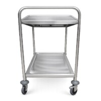Carro Multiuso 2 Niveles Acero Inoxidable Gastromaq
