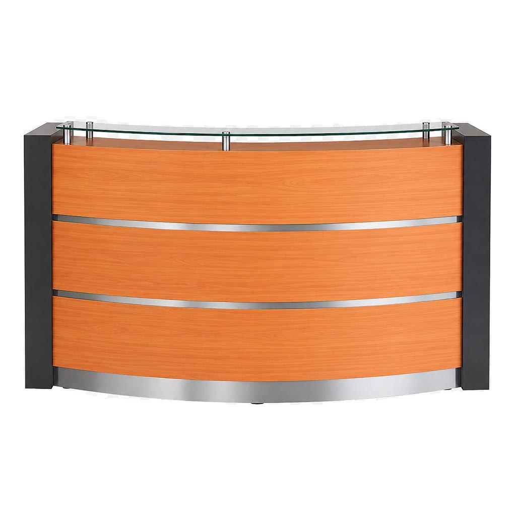 El Mueble de Recepción Curvo Corporativo