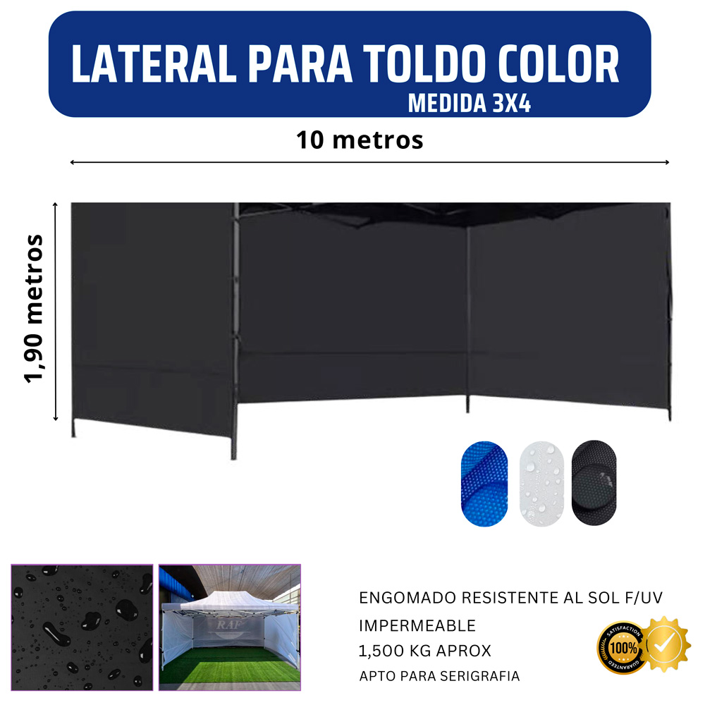 Lateral Toldo 3x4 Color Lateral Toldo 3x4 Color