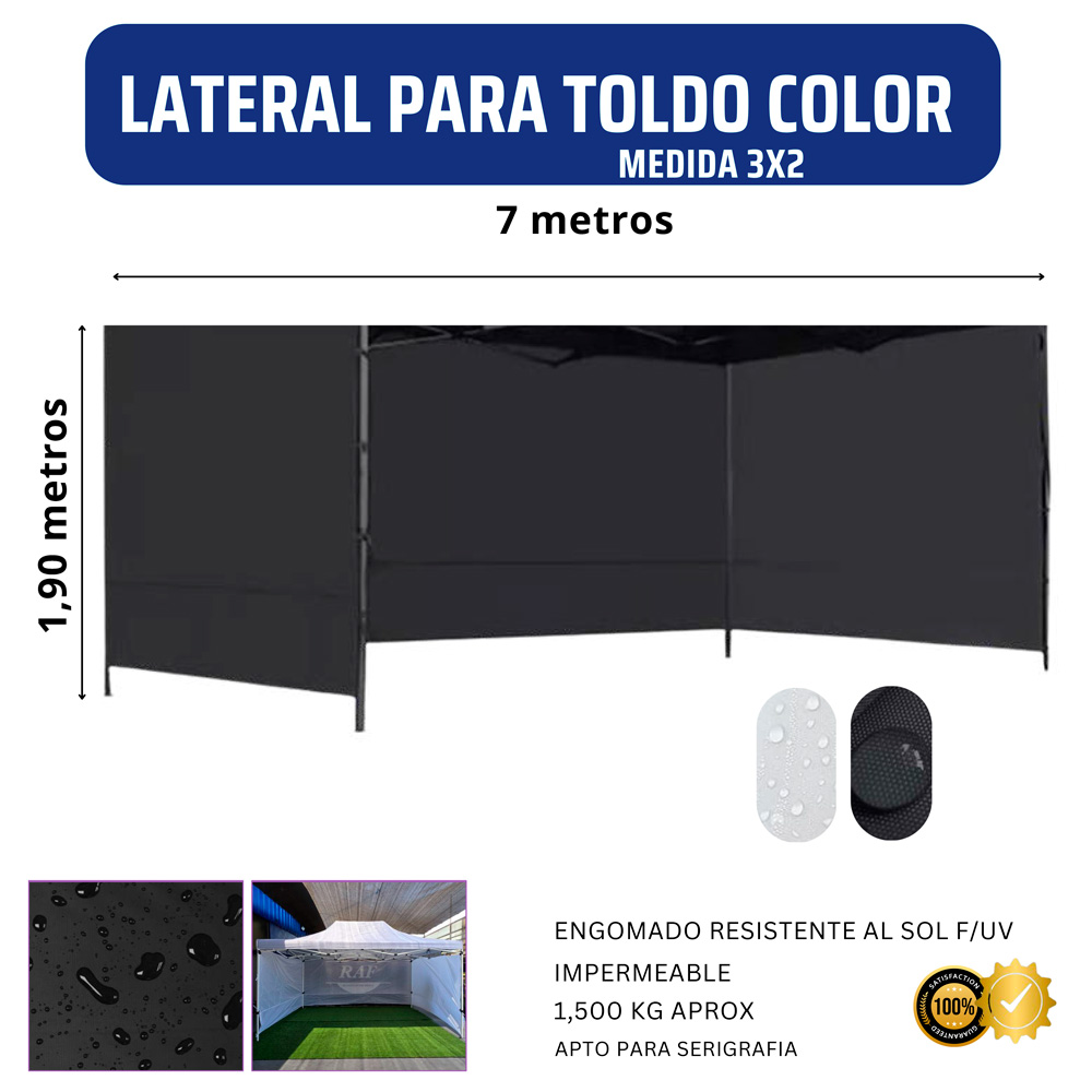 Lateral Toldo 3x2 Color Lateral Toldo 3x2 Color