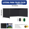 Lateral Toldo 3x4.5 Color