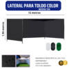 Lateral Toldo 3x6 Color