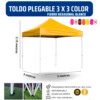 Toldo 3x3 Color