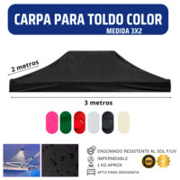 Repuesto Techo Toldo 3x2 Color