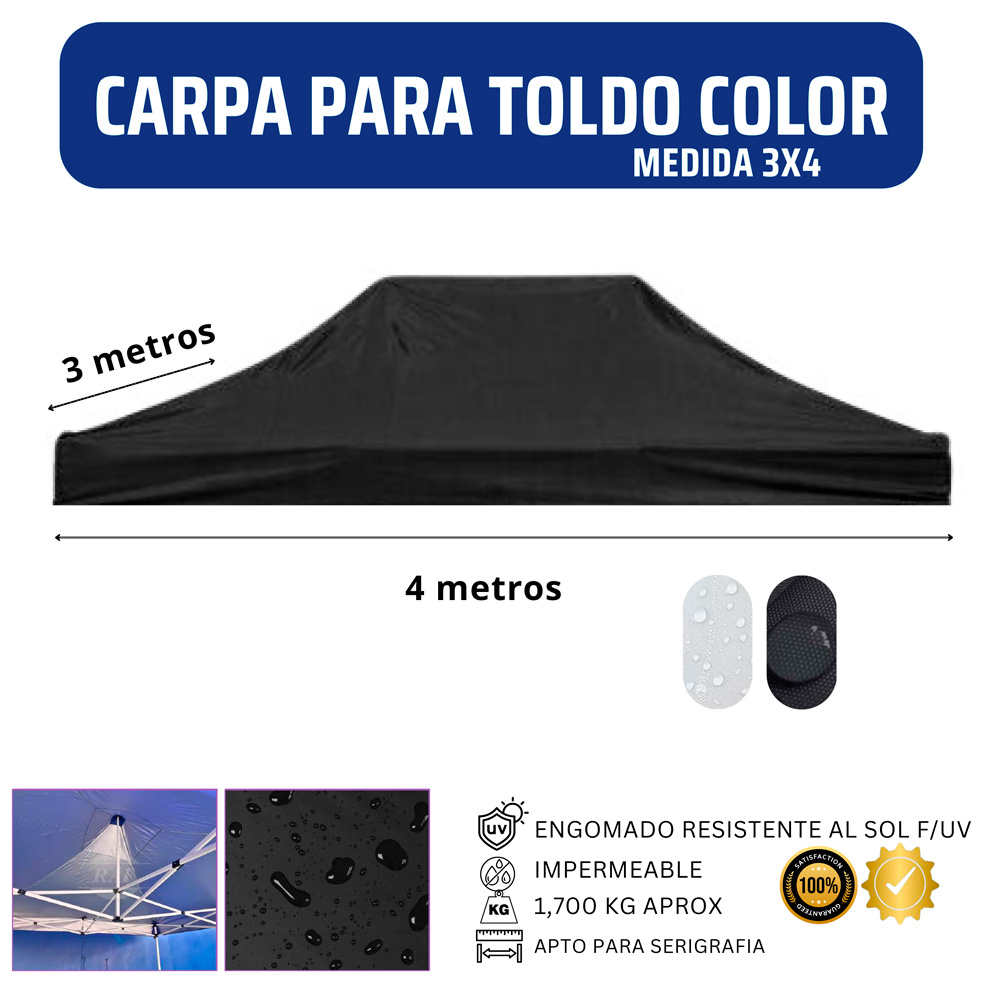 Repuesto Techo Toldo 3x4 Color Repuesto Techo Toldo 3x4 Color