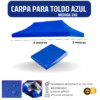 Repuesto Techo Toldo 3x6 Azul