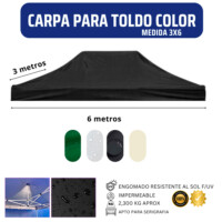 Repuesto Techo Toldo 3x6 Color