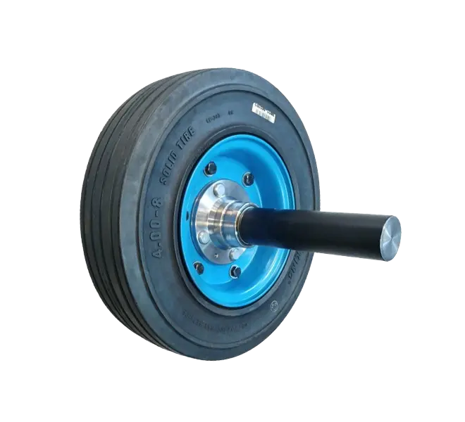 Rueda Neumática AERO Caucho Macizo 400 mm Maza y Vástago 200 mm – 800 kg Rueda Neumática AERO Caucho Macizo 400 mm Maza y Vástago 200 mm – 800 kg