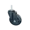 Rueda BLACKRAY Banda PVC PA Giratoria Perno M12 100 mm