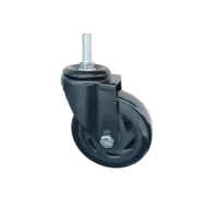 Rueda BLACKRAY Banda PVC PA Giratoria Perno M12 100 mm