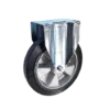 Rueda Goma Elástica Núcleo Aluminio 250 mm Placa Fija