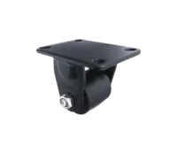 Rueda NANO BLACK Banda Poliamida 50 mm Placa Fija