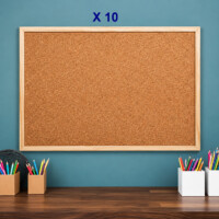 Pizarra de Corcho 60x90cm x 10 Unidades