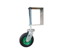 Rueda Port&oacute;n Banda Neum&aacute;tica con C&aacute;mara Freno Lateral Carga 160 Kg