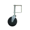 Rueda Portón Giratoria Banda Goma Maciza Carga 75 Kg
