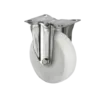 Rueda Poliamida 125 mm Placa Fija Acero Inox 304