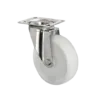 Rueda Poliamida 125 mm Placa Giratoria Acero Inox 304
