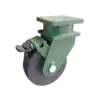 Rueda Súper Pesada Monobloque Nylon MC Placa Giratoria Freno 7T 250 mm