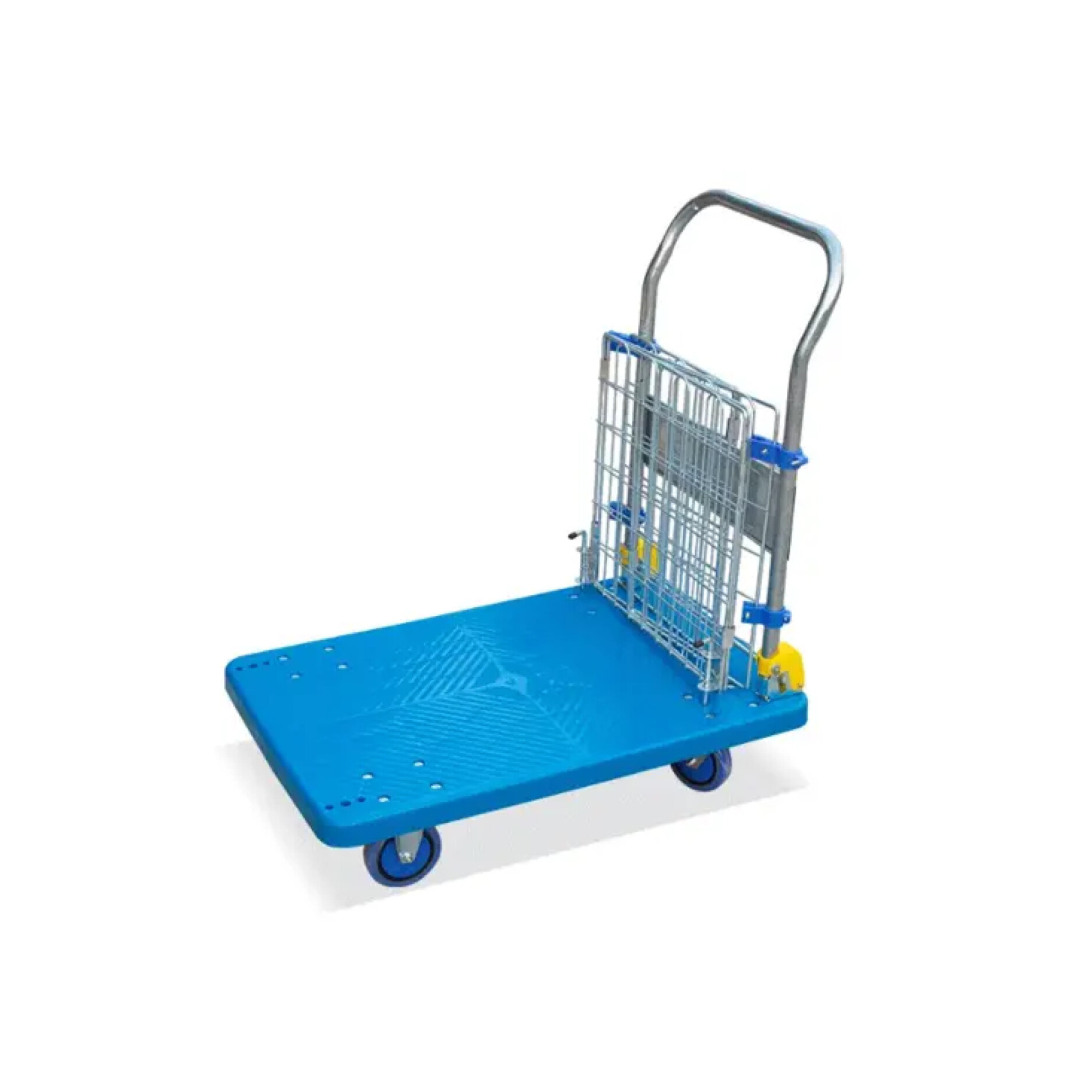 Carro Plegable 300 Kg Plataforma Plástica con Rejillas Abatibles – % Carro Plegable 300 Kg