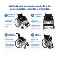 Silla De Ruedas Aluminio