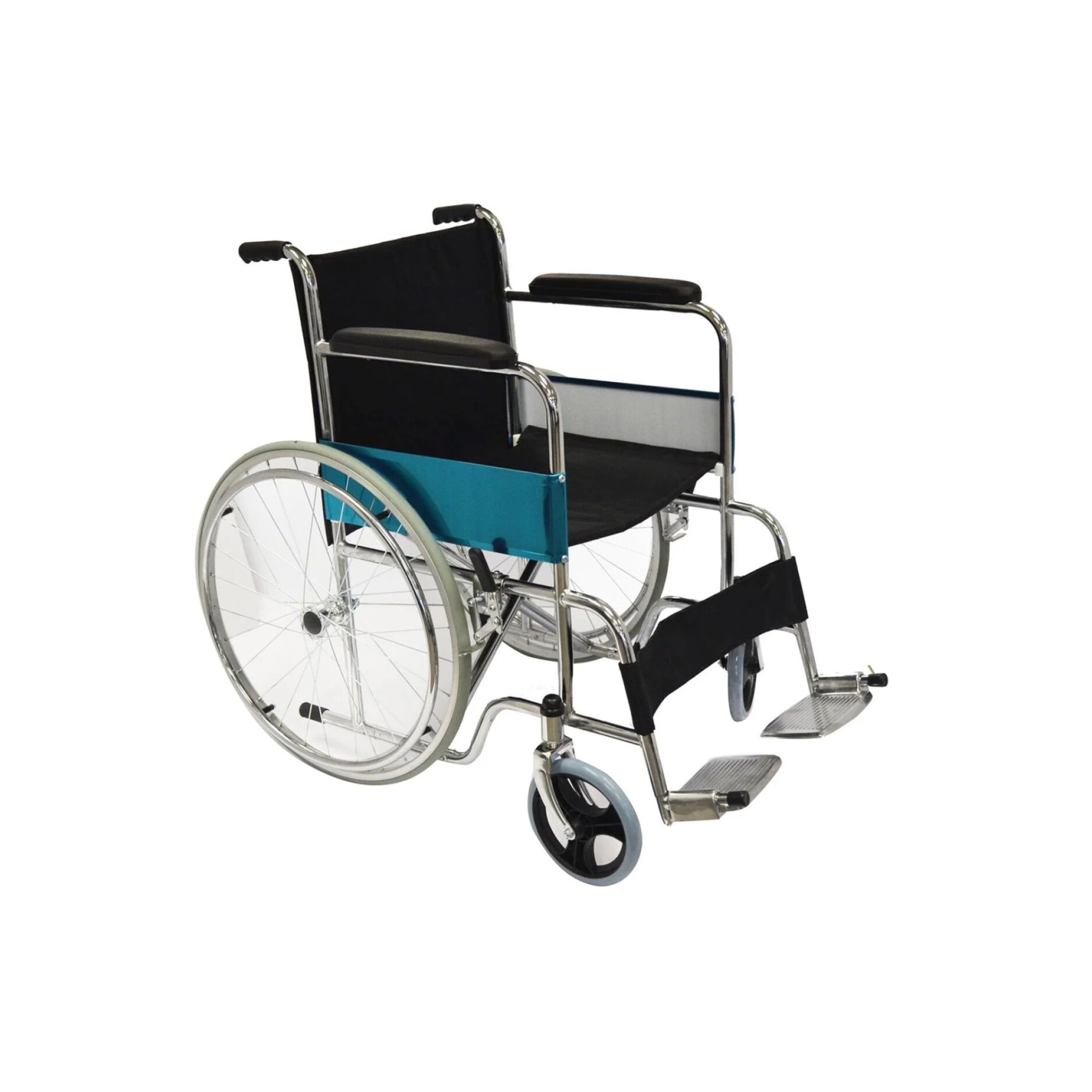Silla De Ruedas Estándar Asiento Nylon Silla De Ruedas Estándar