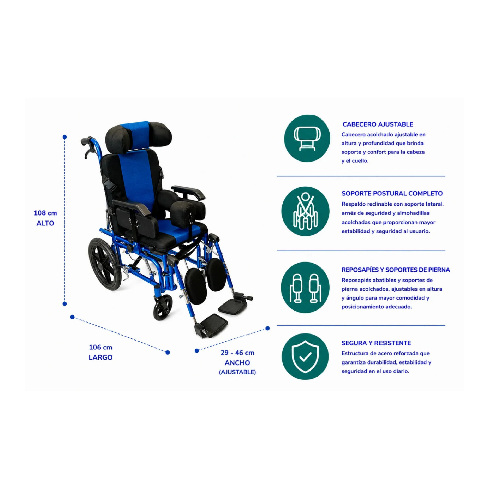 Silla De Ruedas Neurológica Pediátrica Niños Silla De Ruedas Neurológica