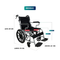 Silla de Ruedas Plegable